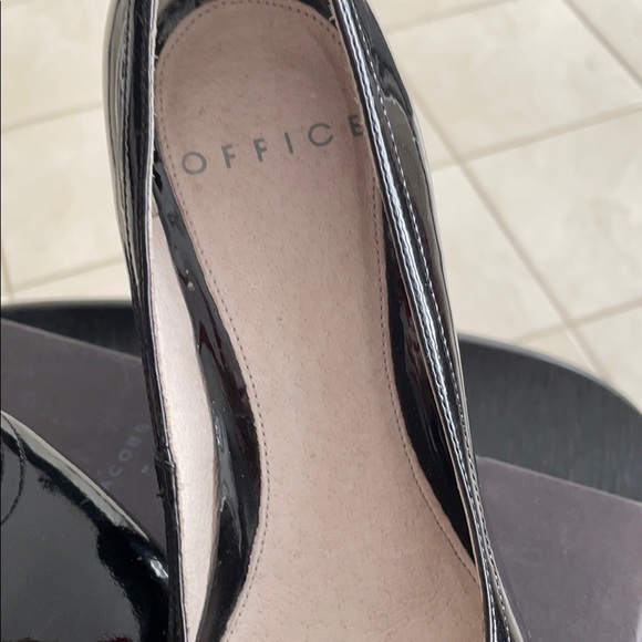 Office Black Patent Shoes UK - Picture 2 of 5